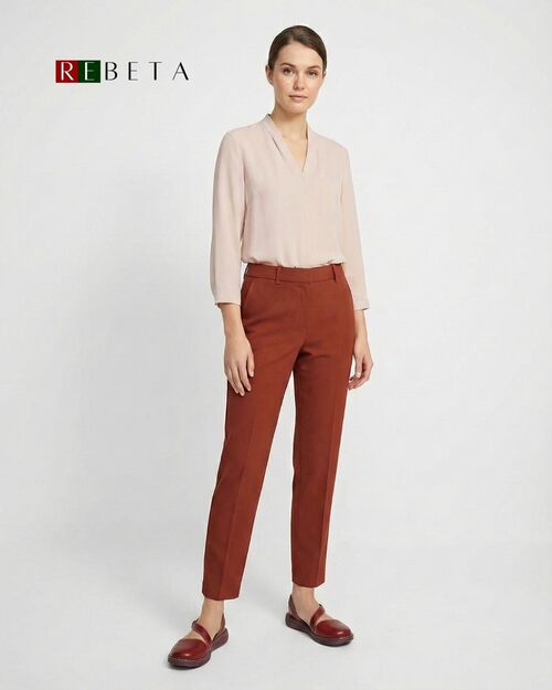 REBETA Deri Kadın Bordo Sandalet