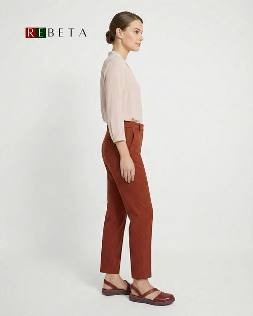 REBETA Deri Kadın Bordo Sandalet