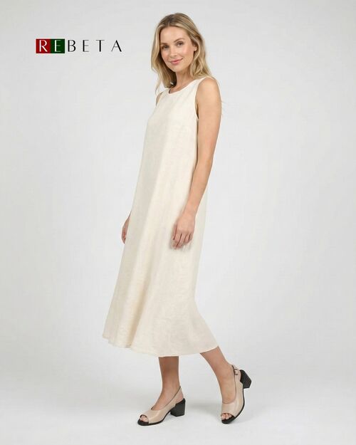 REBETA Deri Kadın Önü Açık Topuklu Vizon Sandalet