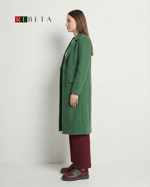 REBETA Deri Kadın Yeşil Kombin Ayakkabı