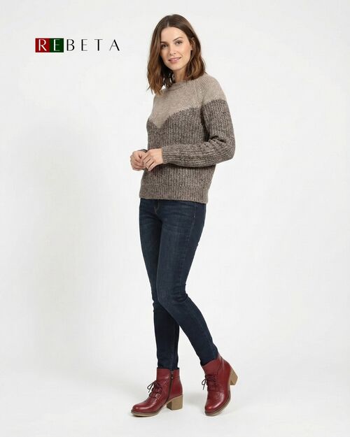 REBETA Deri Kadın Bot Bordo