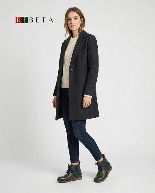 REBETA Deri Kadın Bağcıklı Çimen Yeşili Bot