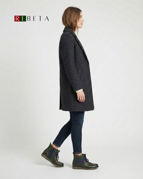 REBETA Deri Kadın Bağcıklı Çimen Yeşili Bot