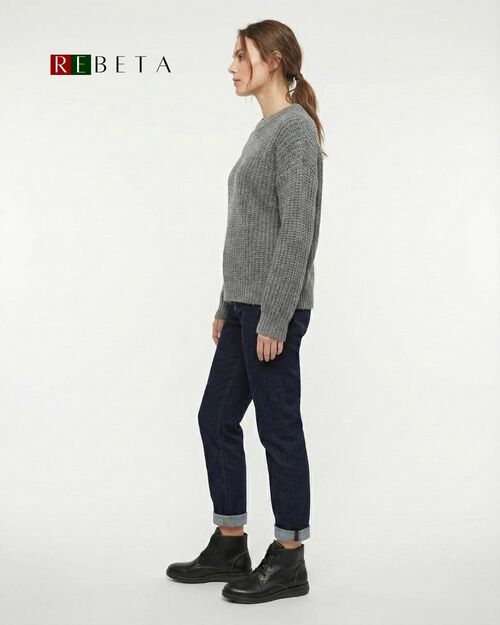 REBETA Deri Kadın Siyah Bot