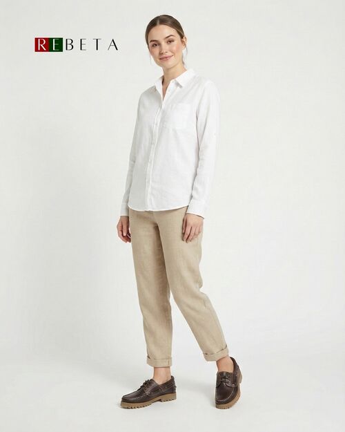 SALURO Deri Kadın Kahverengi Topuklu Tekne Ayakkabısı