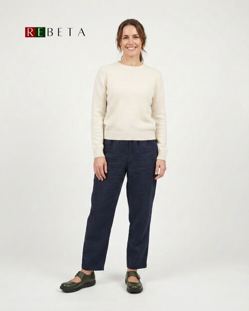 REBETA Deri Bantlı Çimen Yeşili Kadın Ayakkabı Kombin