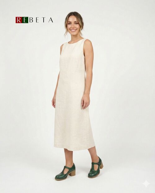 REBETA Deri Kadın Yeşil Topuklu Ayakkabı