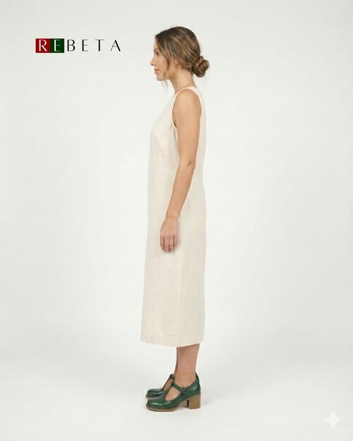 REBETA Deri Kadın Yeşil Topuklu Ayakkabı