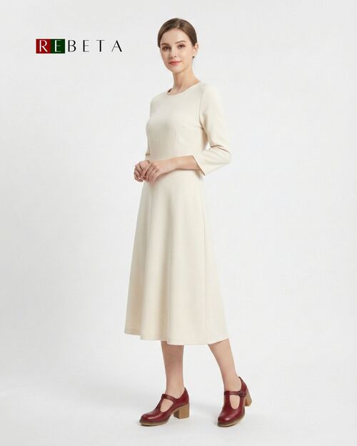 REBETA Deri Kadın Bordo Topuklu Ayakkabı