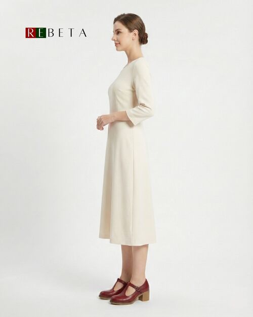 REBETA Deri Kadın Bordo Topuklu Ayakkabı