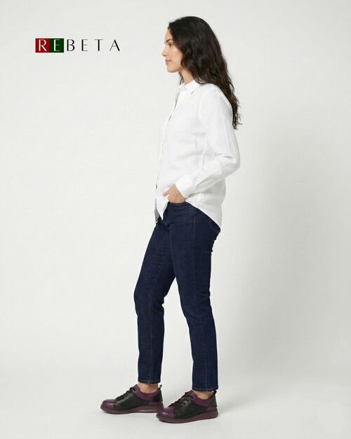 REBETA Deri Kadın Siyah Kombin Ayakkabı