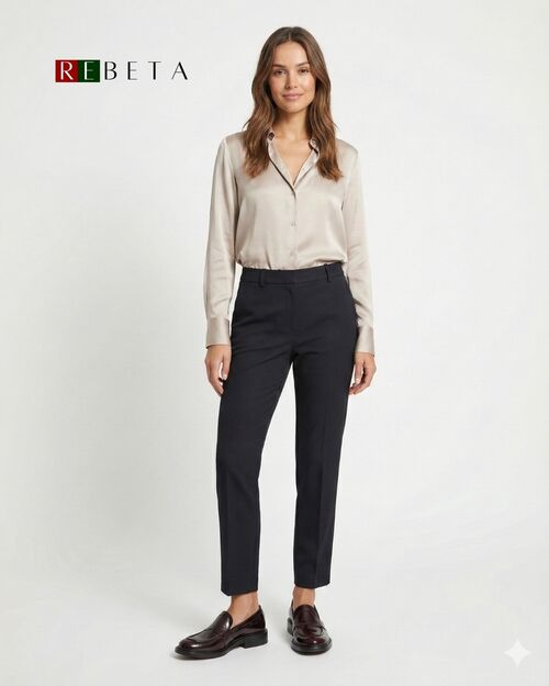 REBETA Deri Kadın Business Bordo Ayakkabı Açma