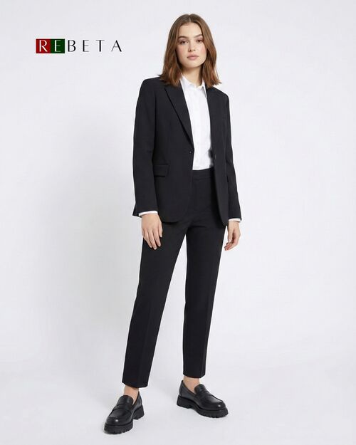 REBETA Deri Kadın Ayakkabı Siyah