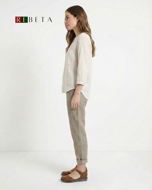 REBETA Deri Kadın Taba Ayakkabı