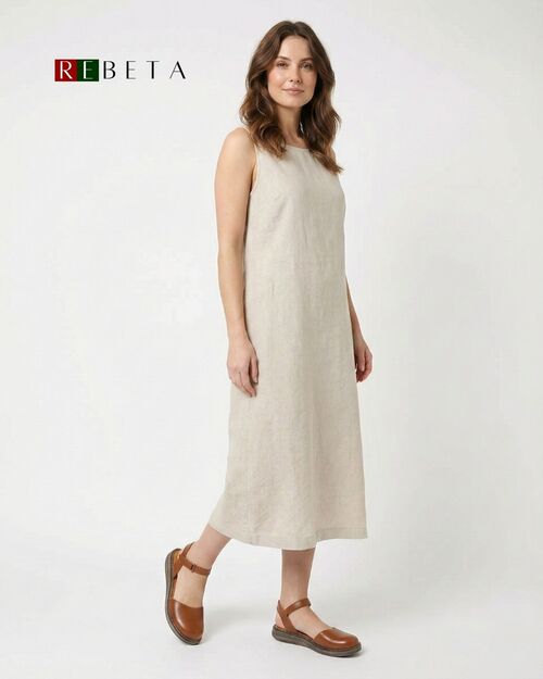 REBETA Deri Kadın Taba Sandalet