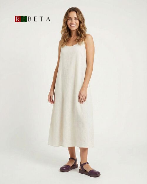 REBETA Deri Kadın Mor Sandalet