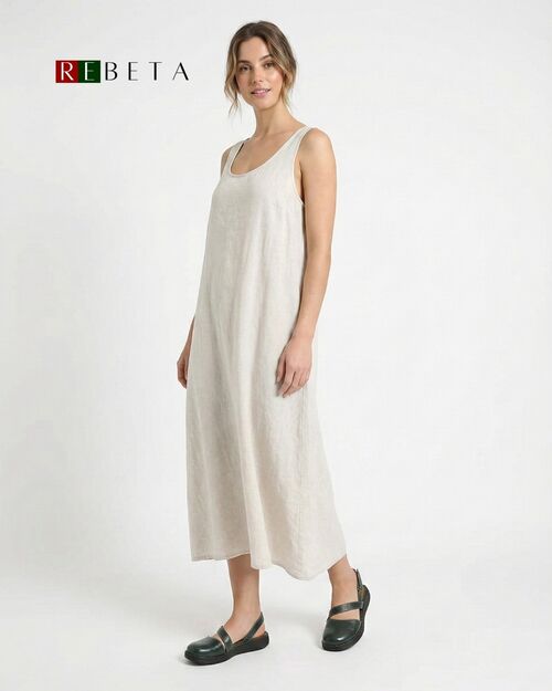 REBETA Deri Kadın Yeşil Sandalet