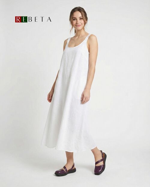 REBETA Deri Kadın Mor Sandalet