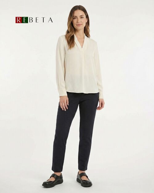 REBETA Deri Kadın Ayakkabı Siyah