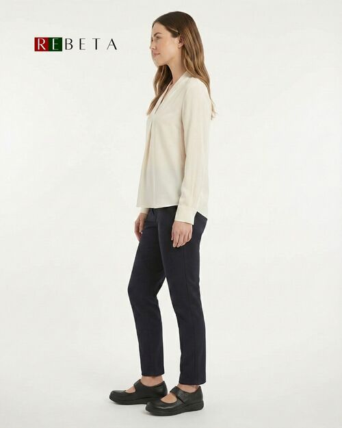 REBETA Deri Kadın Ayakkabı Siyah