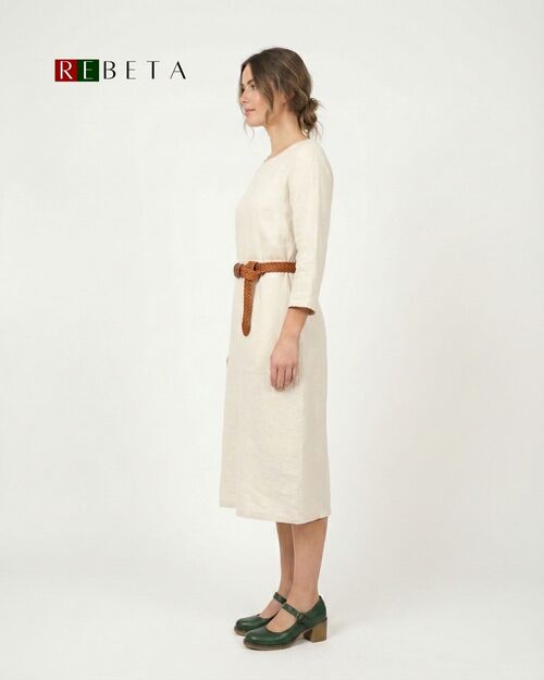 REBETA Deri Kadın Yeşil Topuklu Ayakkabı