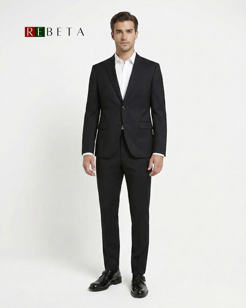 REBETA Business Erkek Tokalı Siyah Ayakkabı Brooklyn