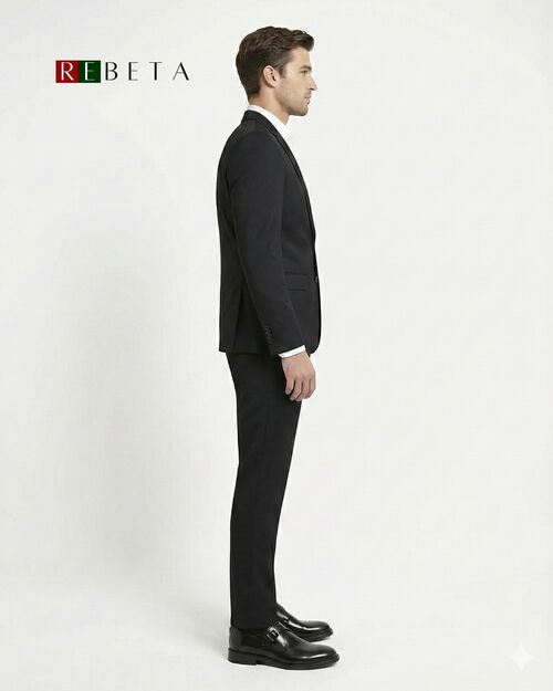 REBETA Business Erkek Tokalı Siyah Ayakkabı Brooklyn