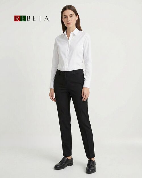 REBETA Deri Kadın Ayakkabı Siyah