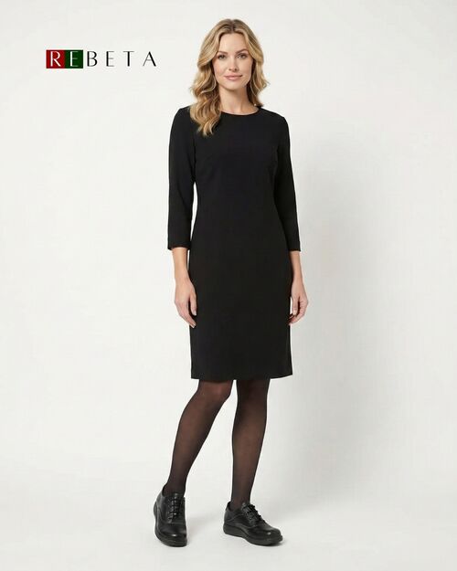 REBETA Deri Kadın Siyah Ayakkabı