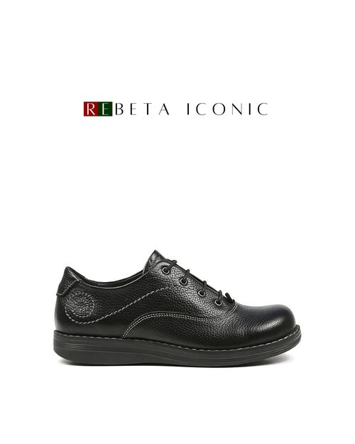 REBETA Deri Kadın Siyah Ayakkabı