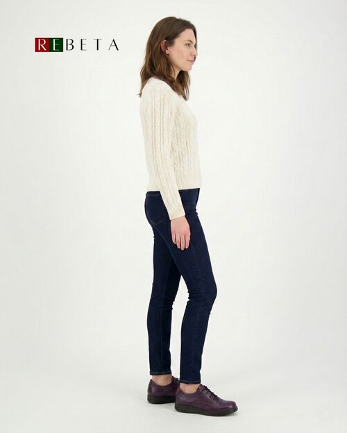 REBETA Deri Kadın Mor Ayakkabı