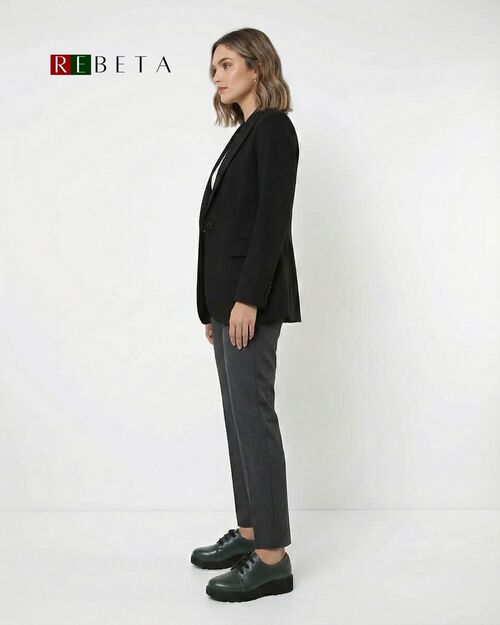 REBETA Deri Kadın Ayakkabı Yeşil