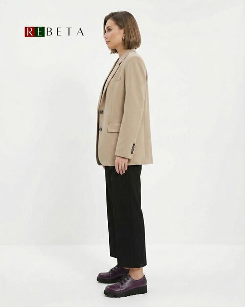 REBETA Deri Kadın Ayakkabı Mor