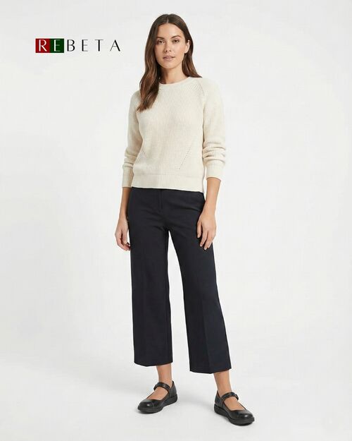 REBETA Deri Kadın Bantlı Siyah Ayakkabı