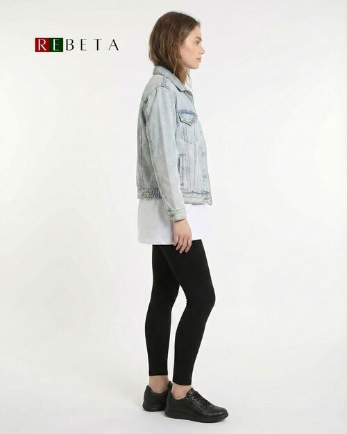 REBETA Deri Kadın Bağcıklı Siyah Ayakkabı