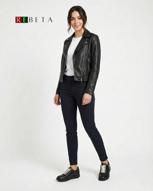 REBETA Deri Kadın Siyah Ayakkabı