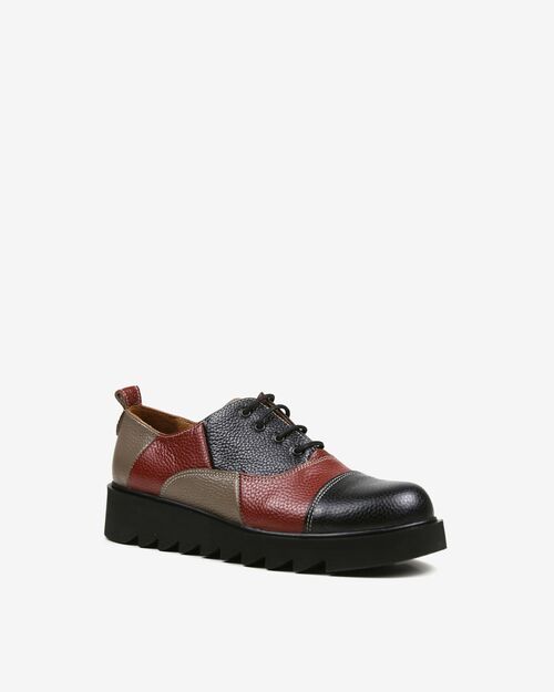 REBETA Deri Kadın Bordo Ayakkabı Kombin