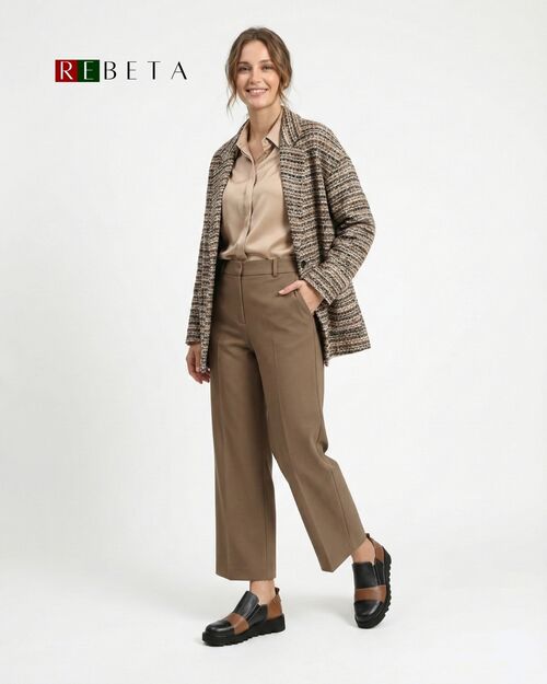 REBETA Deri Kadın Ayakkabı Siyah Kombin