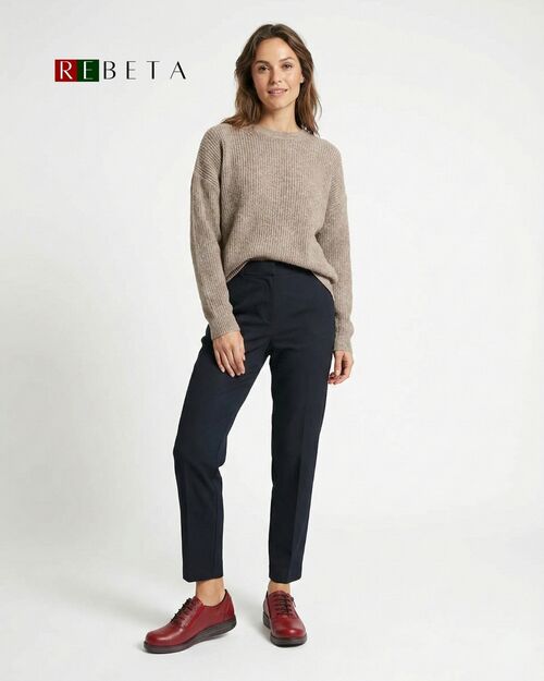 REBETA Deri Kadın Ayakkabı Bordo