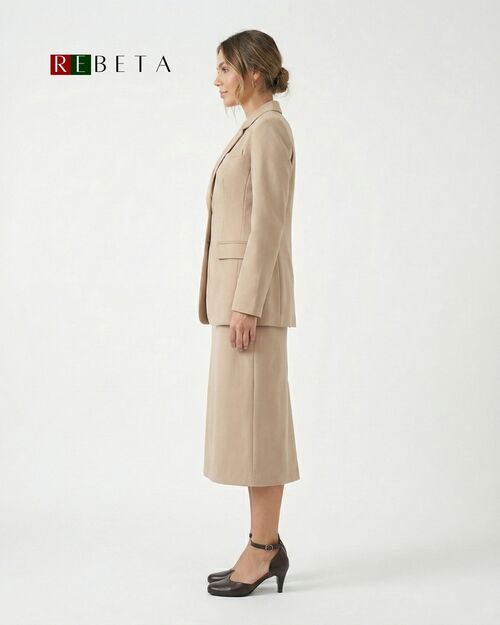 REBETA Deri Kadın Bilekten Bağlamalı Kahve Topuklu Ayakkabı