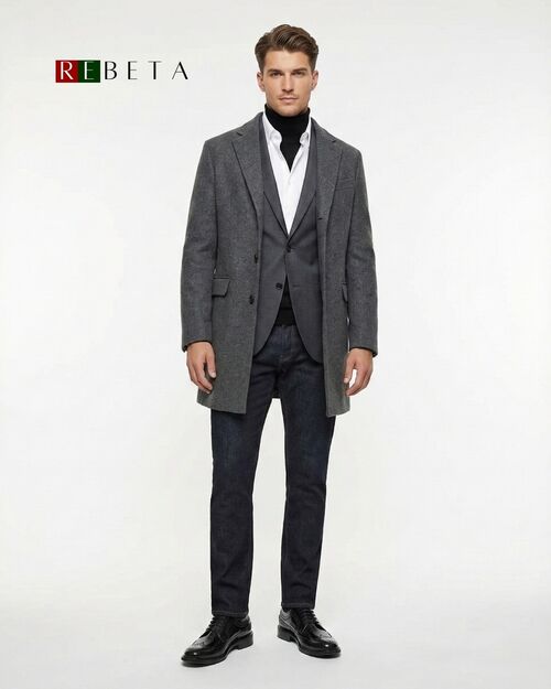 REBETA Business Erkek Wall Street Siyah Ayakkabı