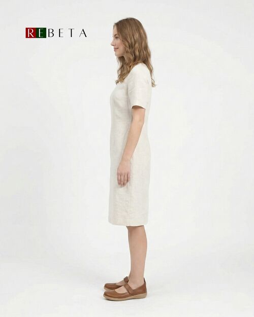 REBETA Deri Kadın Taba Babet