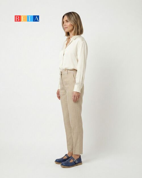 BETA Life Kadın Deri Mavi Ayakkabı