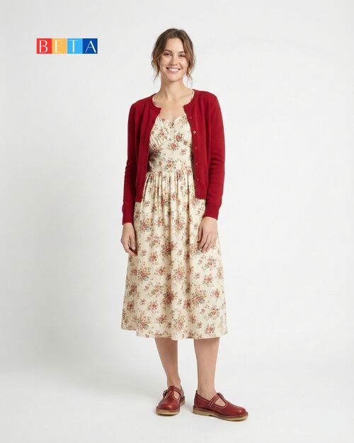 BETA Life Kadın Deri Kırmızı Ayakkabı