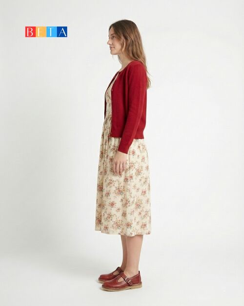 BETA Life Kadın Deri Kırmızı Ayakkabı