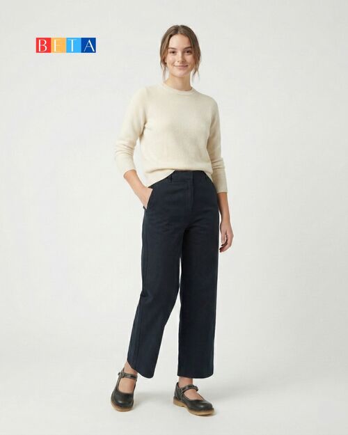 BETA Life Kadın Deri Siyah Ayakkabı