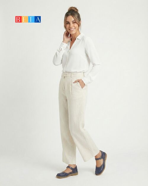 BETA Life Kadın Deri Mavi Ayakkabı