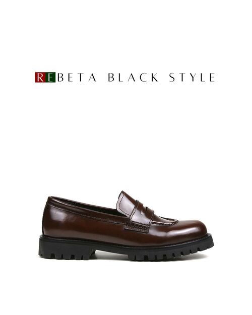 REBETA Deri Kadın Ayakkabı Kahve Açma