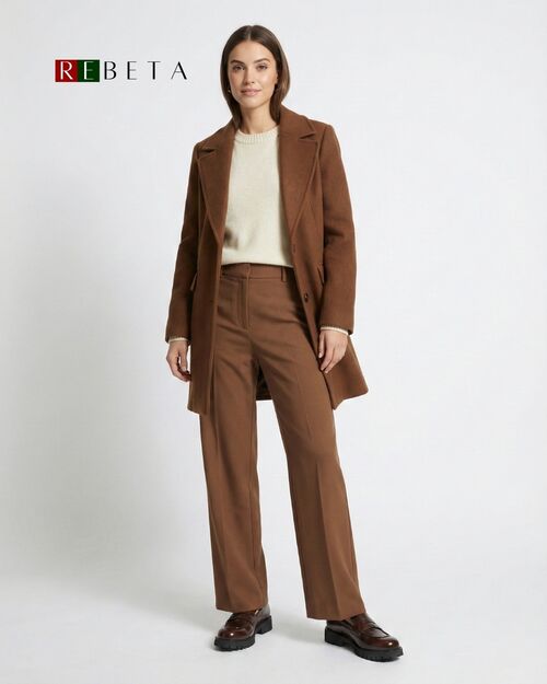 REBETA Deri Kadın Ayakkabı Kahve Açma