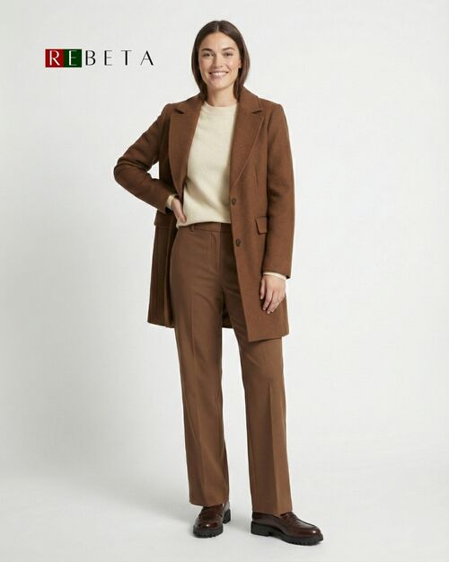 REBETA Deri Kadın Ayakkabı Kahve Açma